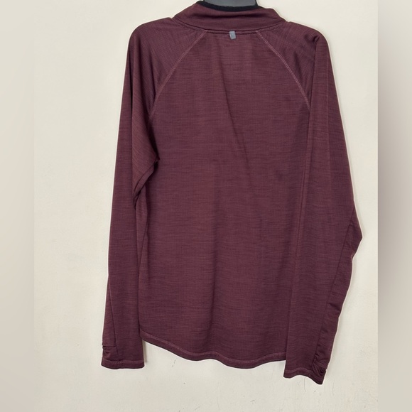 Burgundy Half-Zip Men’s Jacket - Picture 10 of 10